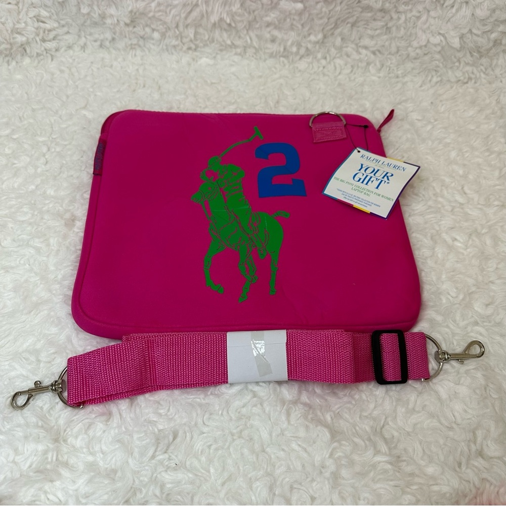 Ralph Lauren The Big Pony Collection #2 Tablet Bag . NEW